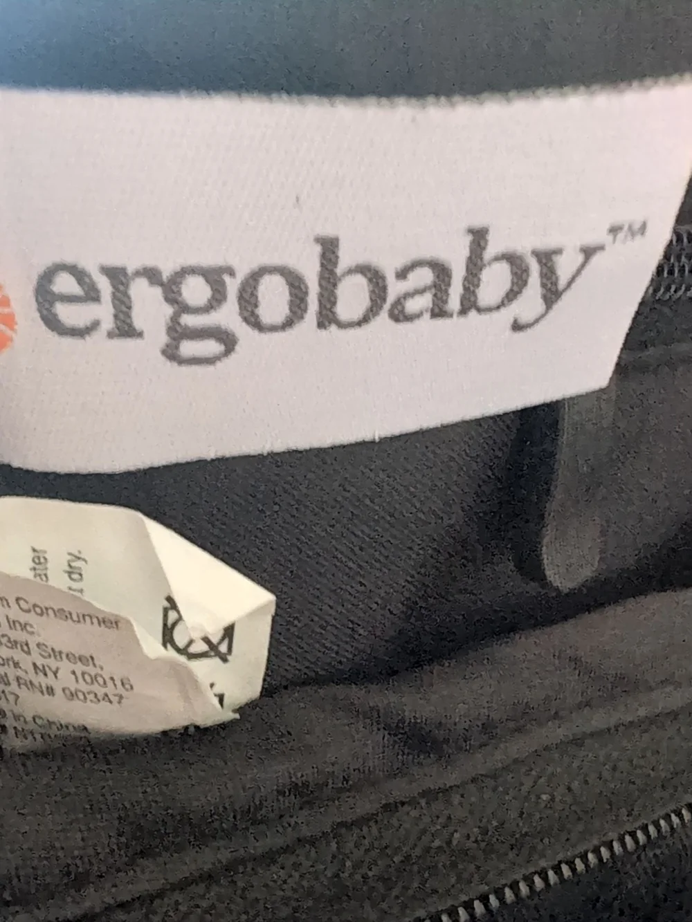 Ergobaby Black And Tan Playdate Diaper Backpack Bag